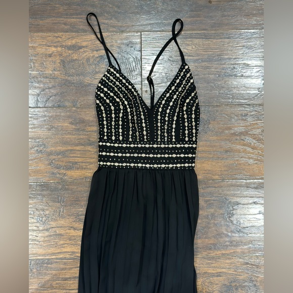 Glamorous Gala Black Embroidered Maxi Dress - Picture 11 of 11